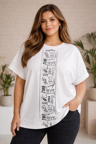 Футболка Arina (42-50) 135 white (лето)