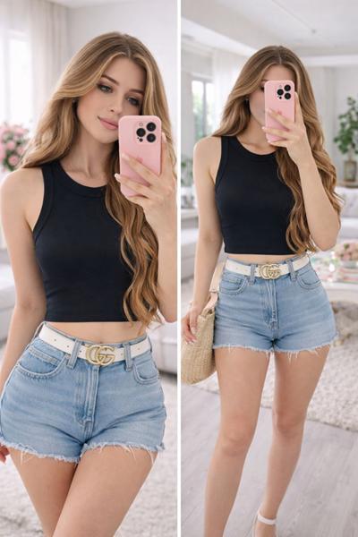 Топ Arina (42-48) 1638 black (лето)