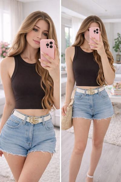 Топ Arina (42-48) 1638 brown (лето)