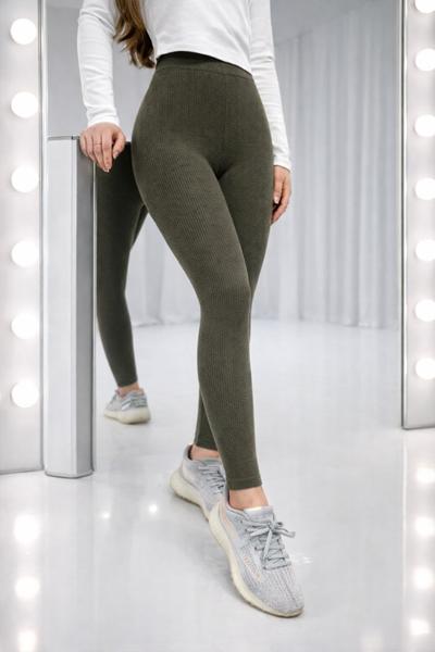 Лосины Arina (S-M) 2306 khaki (деми)