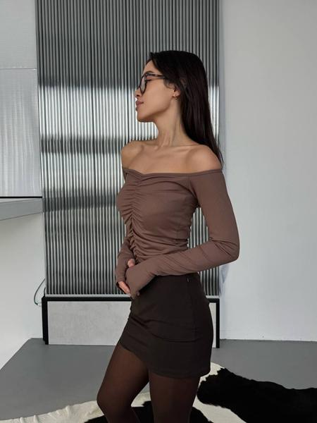 Свитер Arina (42-48) 4257 brown (деми)