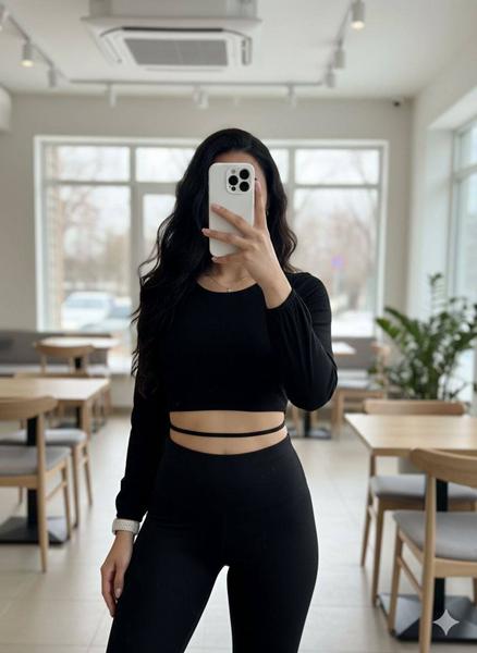 Топ Arina (42-48) 5068 black (деми)