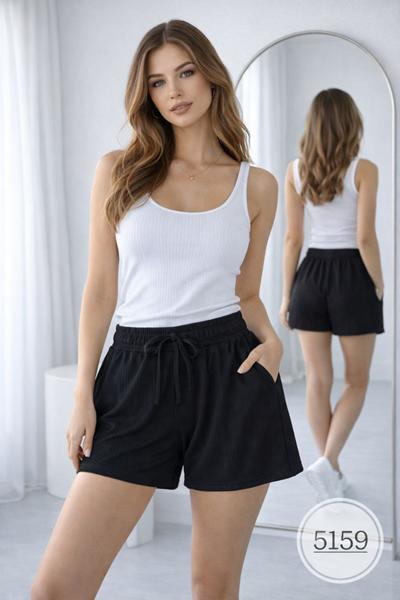 Шорты Arina (42-48) 5159 black (лето)