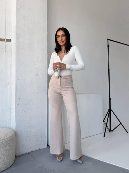 Штаны Arina (42-48) 9108 l.beige (деми)