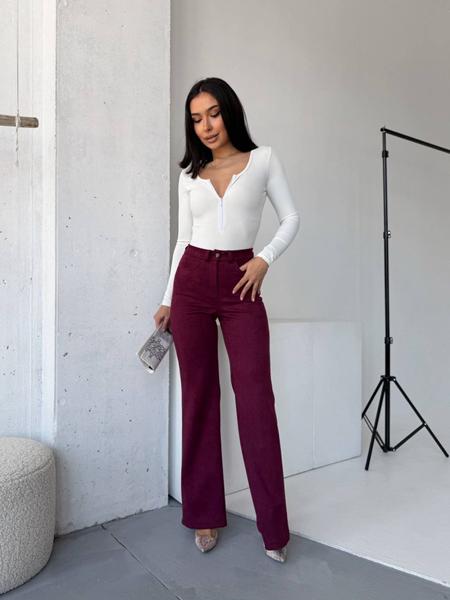 Штаны Arina (42-48) 9108 wine (деми)