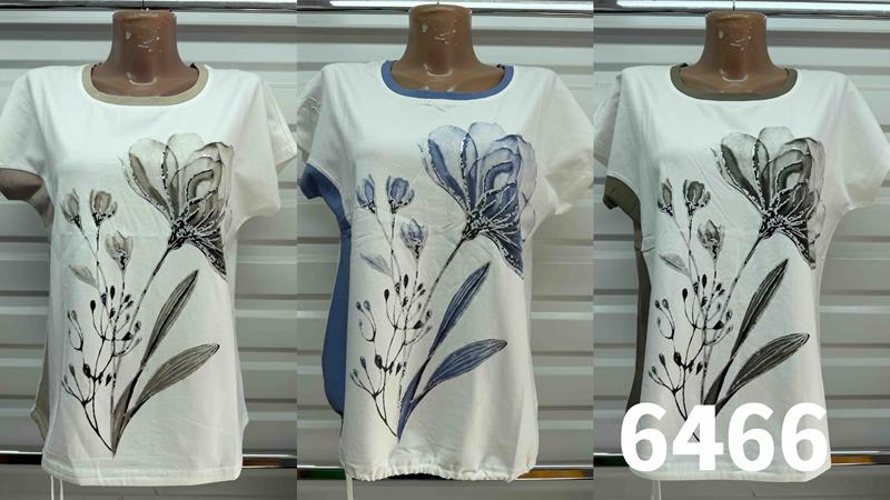 Футболка Gertie (48-58) 6466 white-beige (лето)