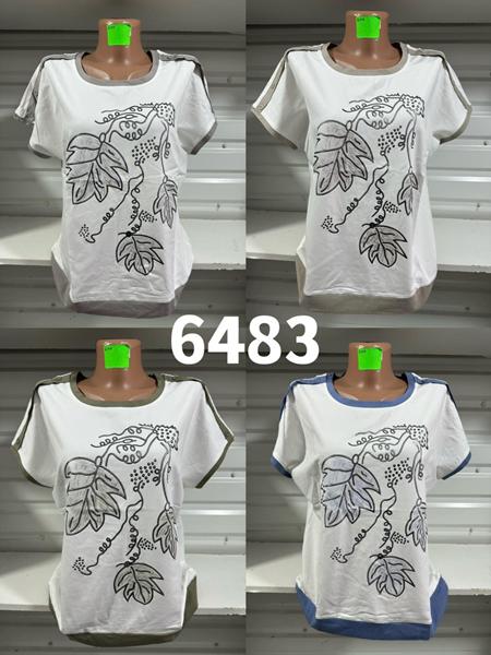 Футболка Gertie (48-58) 6483 white-blue (лето)