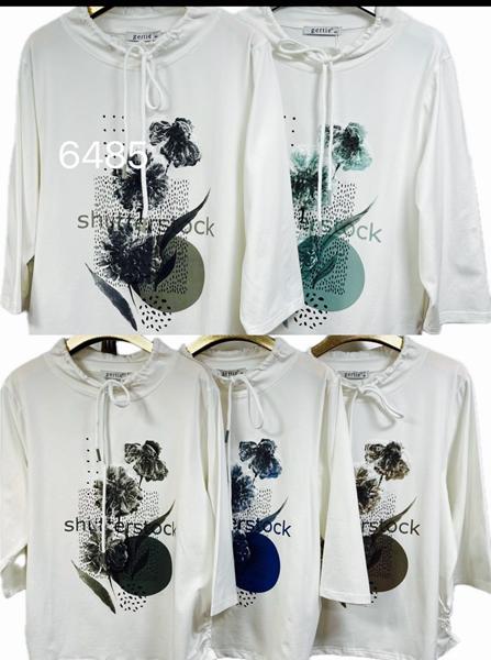 Свитер Gertie (42-58) 6485 white-khaki (деми)