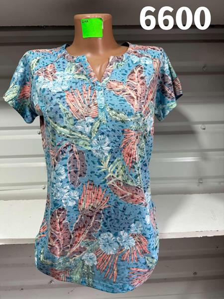 Футболка Gertie (46-56) 6600 l.blue (лето)