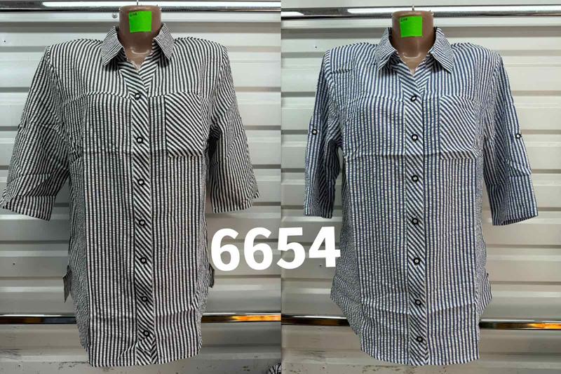 Рубашка Gertie (48-56) 6654 black (лето)