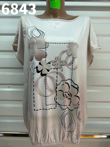 Футболка Gertie (48-56) 6843 beige (лето)