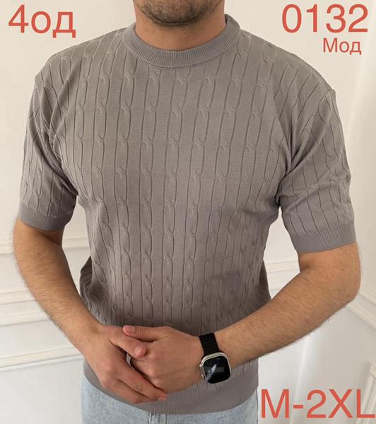 Футболка Надийка (M-2XL) ND1053-0132 grey (лето)