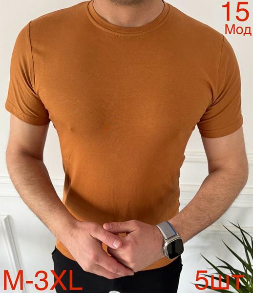 Футболка Надийка (M-3XL) ND1061-15 orange (лето)