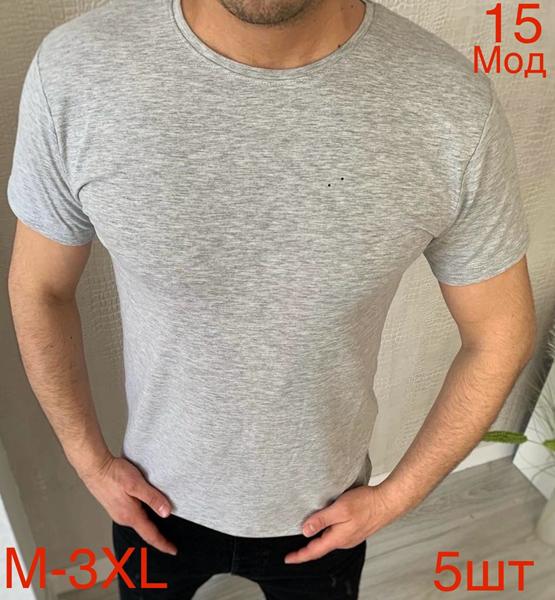 Футболка Надийка (M-3XL) ND1069-15 grey (лето)