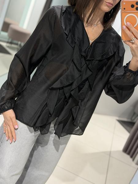 Блузка Comod (one size) 2525 black (лето)