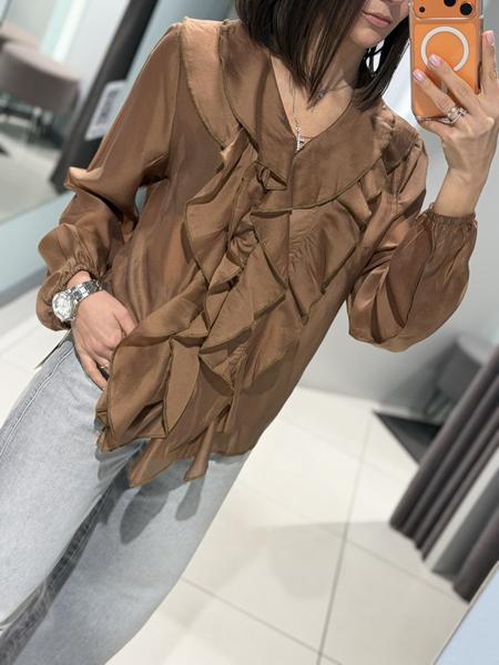 Блузка Comod (one size) 2525 brown (лето)