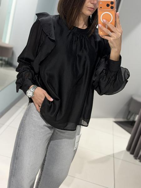 Блузка Comod (one size) 2768 black (лето)