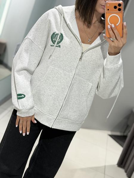 Кофта спорт Comod (one size) 975 l.grey (деми)