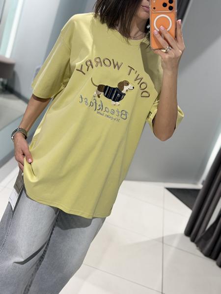 Футболка Comod (one size) K6007 yellow (лето)