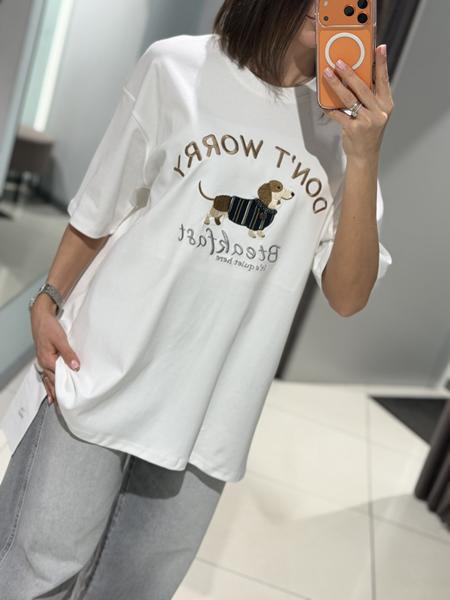 Футболка Comod (one size) K6007 white (лето)