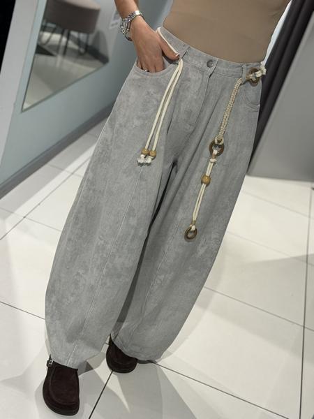 Штаны спорт Comod (M-XL) 11548 l.grey (деми)