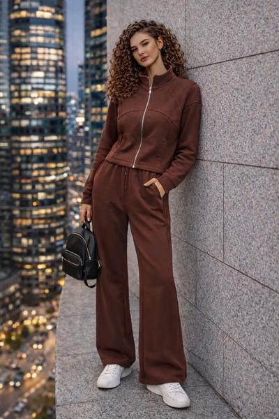 Костюм спорт Major (S-L) 7751 chocolate (деми)