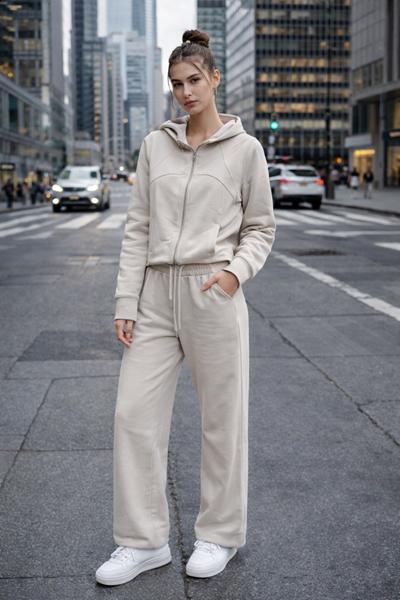 Костюм спорт Major (M-XL) 8283 milk (деми)