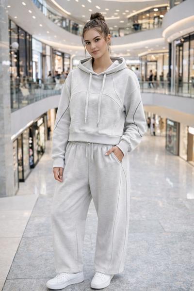 Костюм спорт Major (M-XL) 8311 l.grey (деми)
