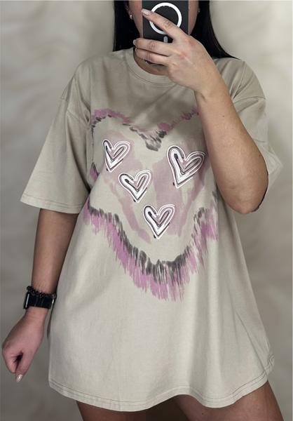 Футболка LeVisha (S-L) 25061 beige (лето)