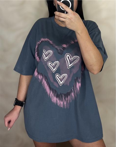 Футболка LeVisha (S-L) 25061 d.grey (лето)