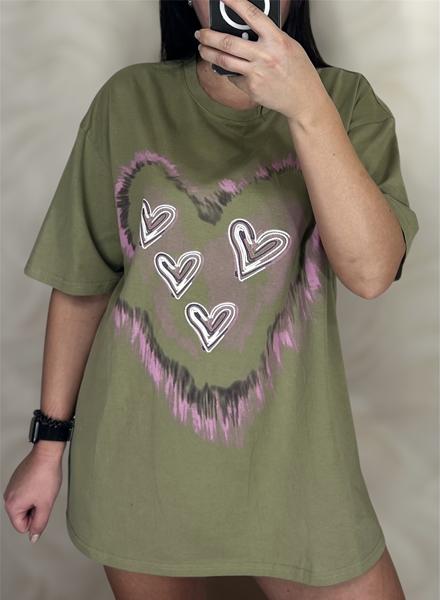 Футболка LeVisha (S-L) 25061 khaki (лето)