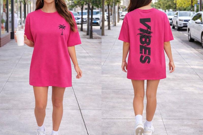 Туника LeVisha (50-54) 25077 pink (лето)