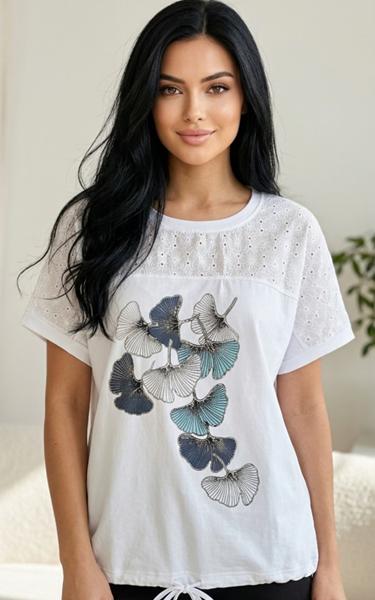 Футболка LeVisha (52-56) 26019 white (лето)