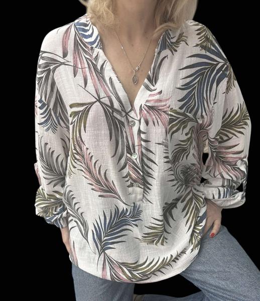 Блузка LeVisha (50-56) 26023 white (деми)