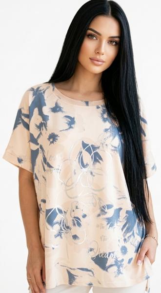 Футболка LeVisha (50-56) 26026 beige (лето)