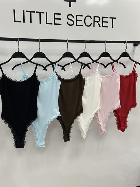 Боди Little Secret (S-L) K040 red (лето)