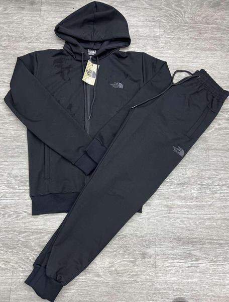 Костюм спорт Verton (S-2XL) 308-2 black-grey (деми)
