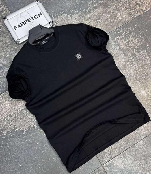 Футболка Verton (S-2XL) W26538 black (лето)