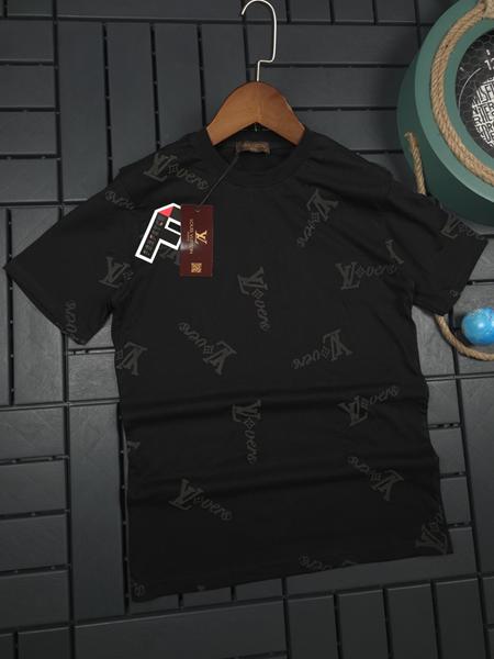 Футболка Verton (S-2XL) W26555 black (лето)