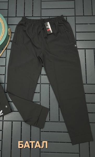 Штаны спорт Verton (2XL-6XL) W26593 black (деми)