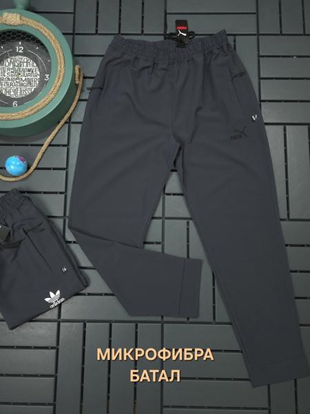 Штаны спорт Verton (2XL-6XL) W26595P d.grey (деми)