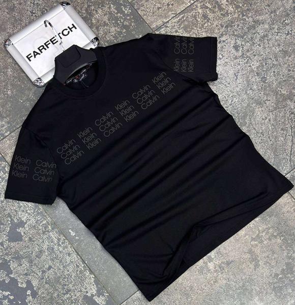 Футболка Verton (S-2XL) W26636 black (лето)