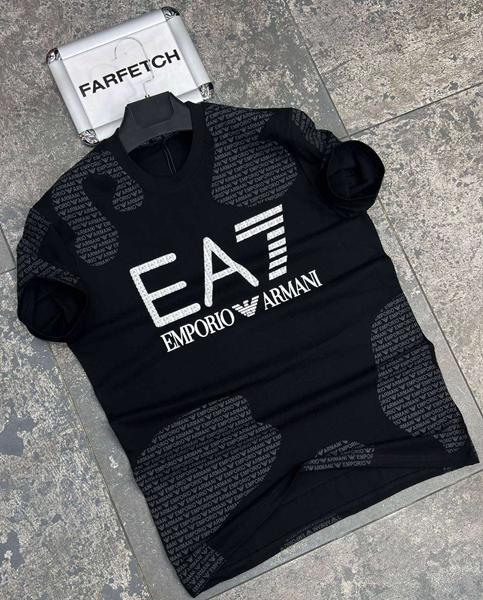 Футболка Verton (S-2XL) W26637 black (лето)