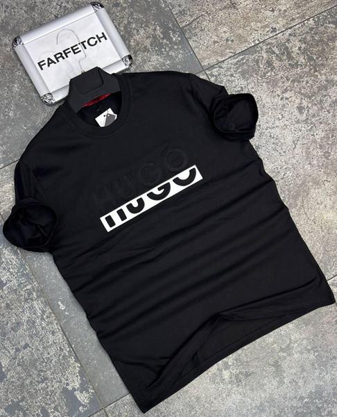 Футболка Verton (S-2XL) W26639 black (лето)