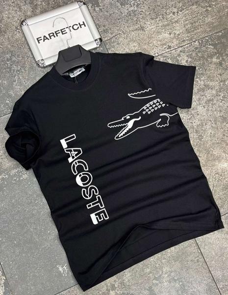 Футболка Verton (S-2XL) W26642 black (лето)