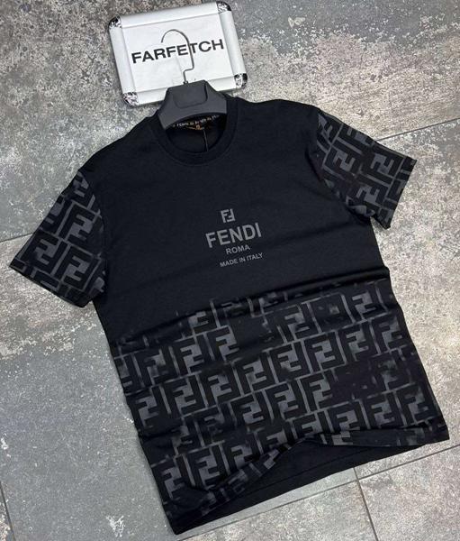 Футболка Verton (S-2XL) W26704 black (лето)