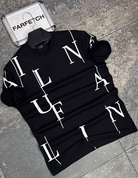 Футболка Verton (S-2XL) W26708 black (лето)