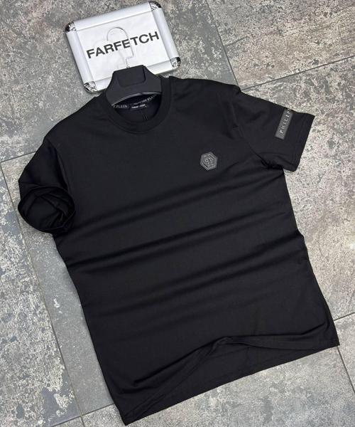 Футболка Verton (S-2XL) W26711 black (лето)