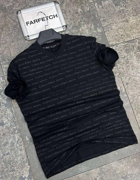 Футболка Verton (S-2XL) W26718 black (лето)