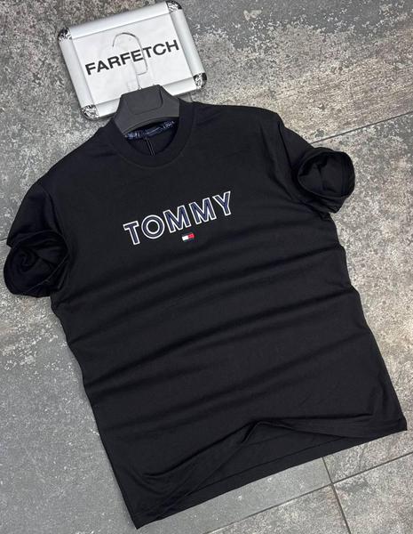 Футболка Verton (S-2XL) W26719 black (лето)